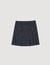 Mini striped pleated skirt