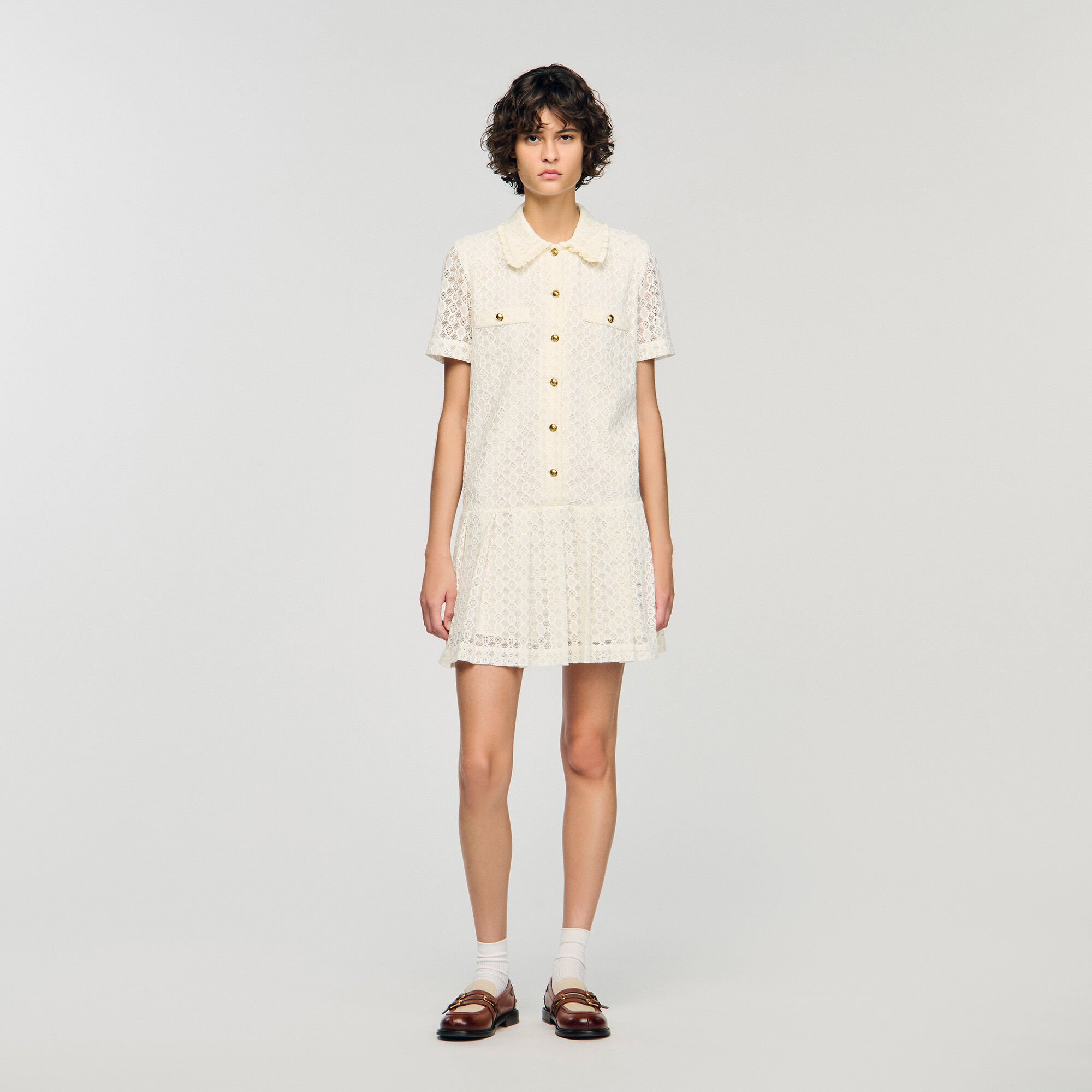 Mini lace dress