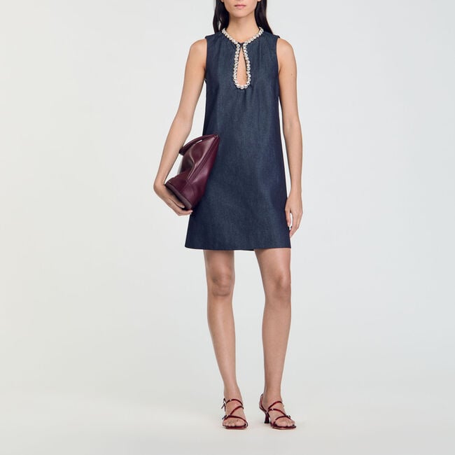 Short rhinestone dress