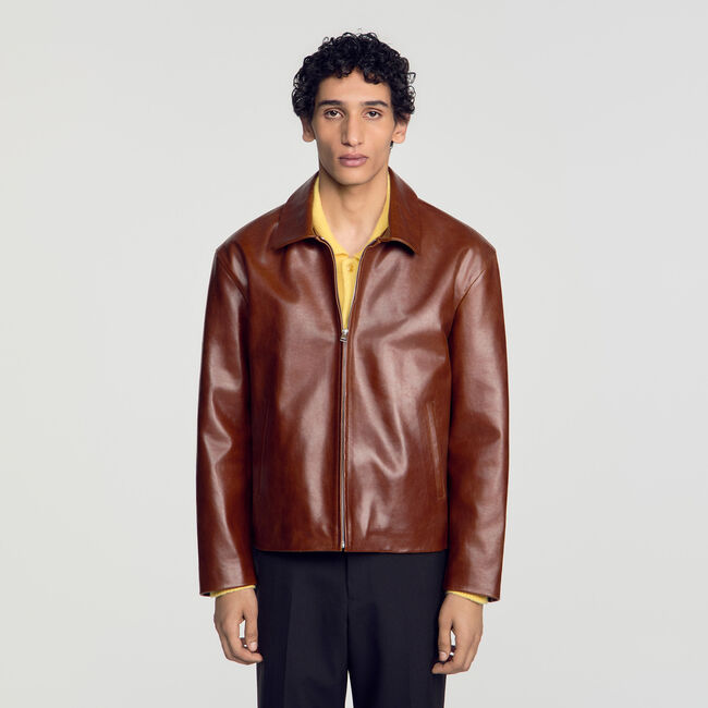 Leather jacket - Men | Sandro