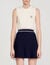 Short pleated skirt