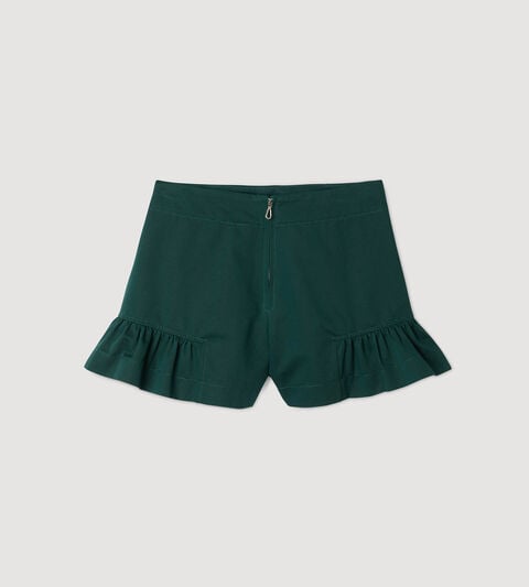 Ruffled shorts