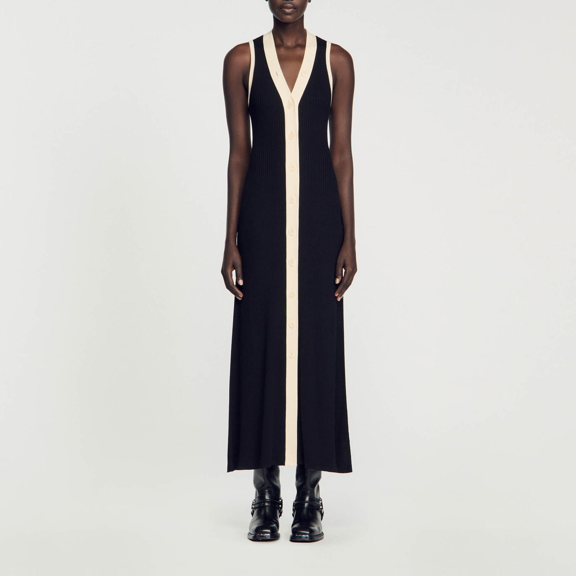 Knit maxi dress