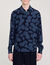 Camellia motif shirt