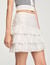 Short ruffled skirt