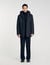 Hooded parka with zip