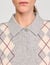 Argyle polo sweater