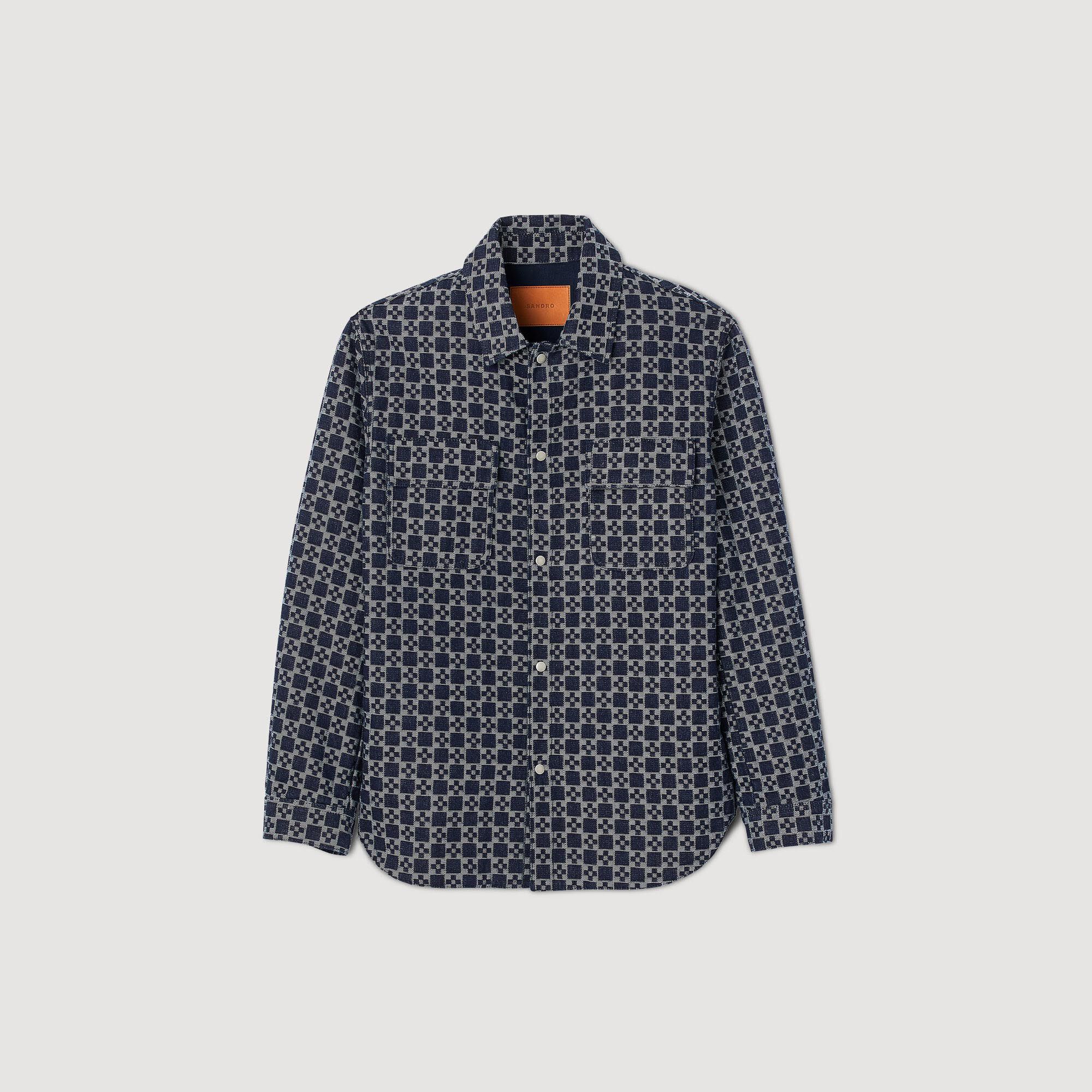 Square Cross overshirt