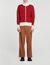 Two-tone knit cardigan
