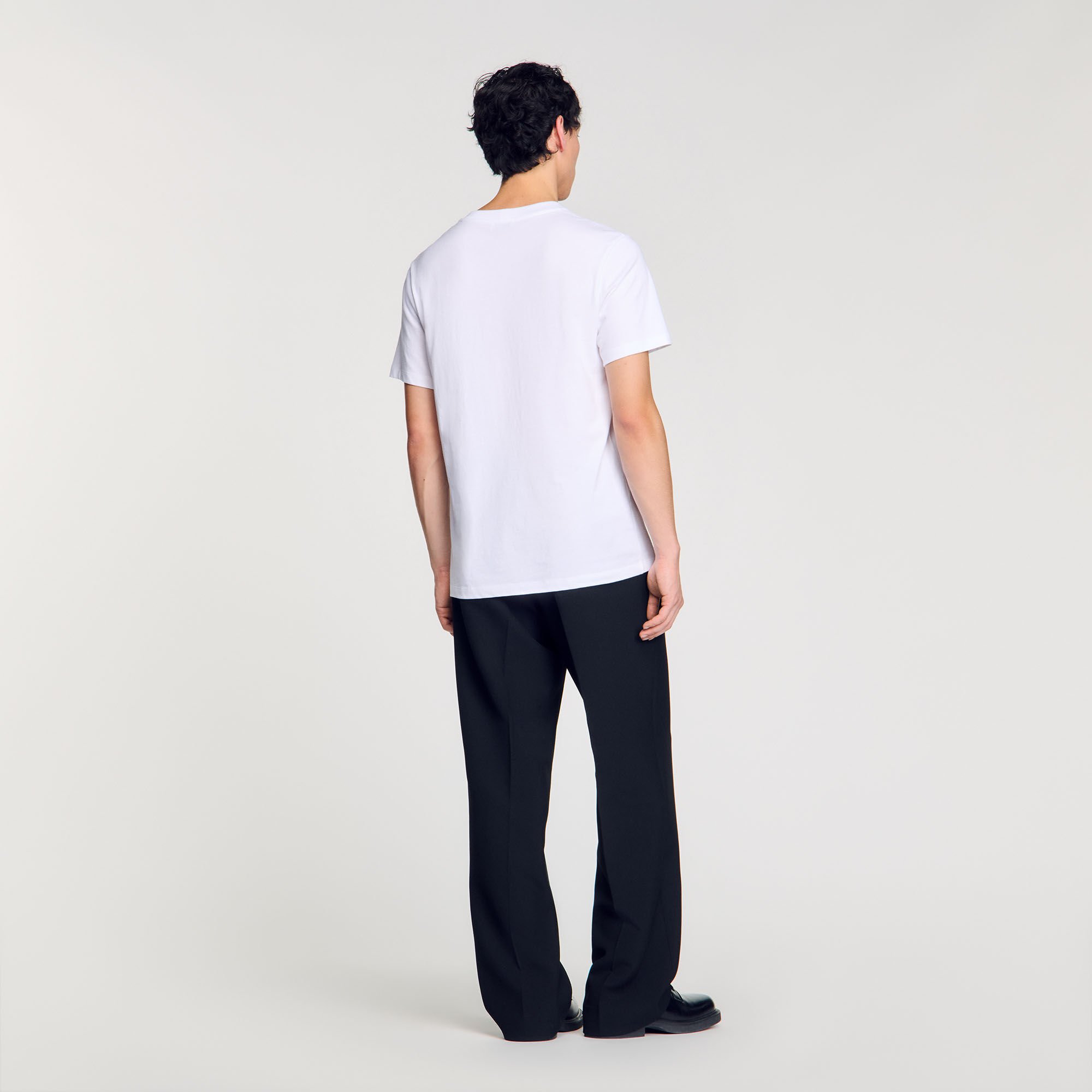 T-shirt with snake detail