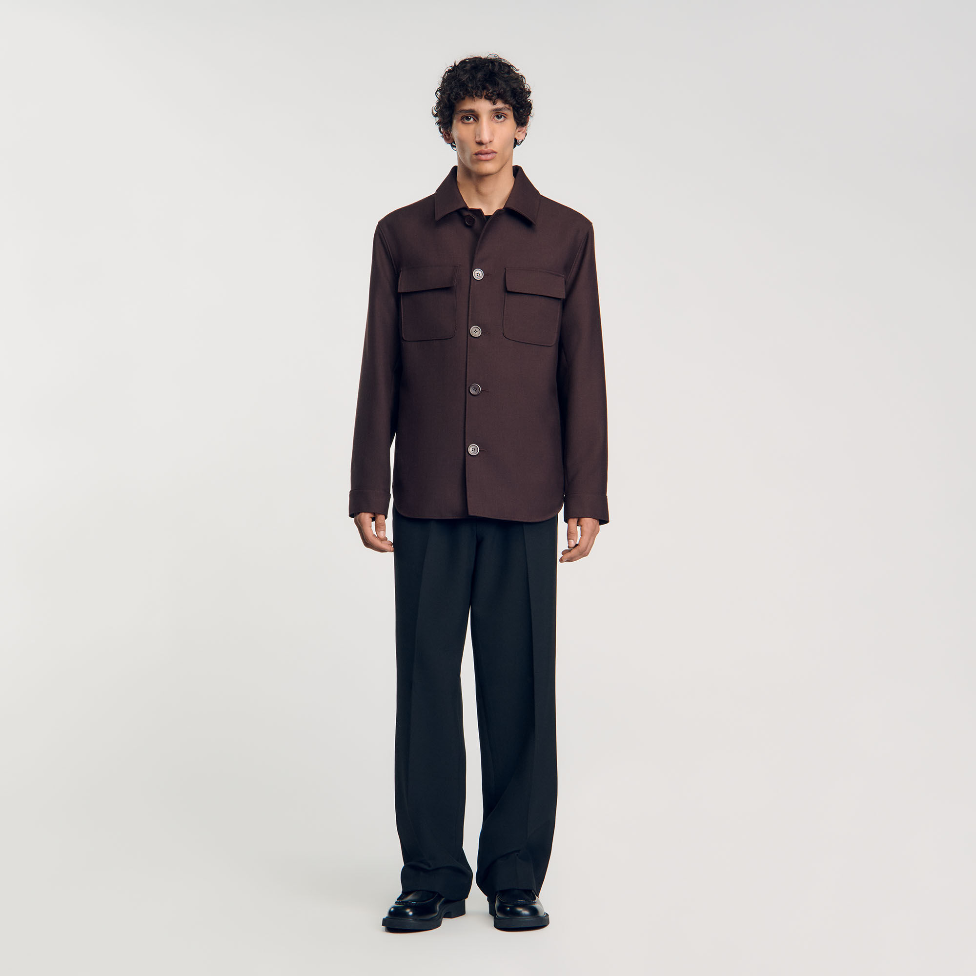 Buttoned oversized shirt