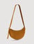 Small zipped split leather hobo