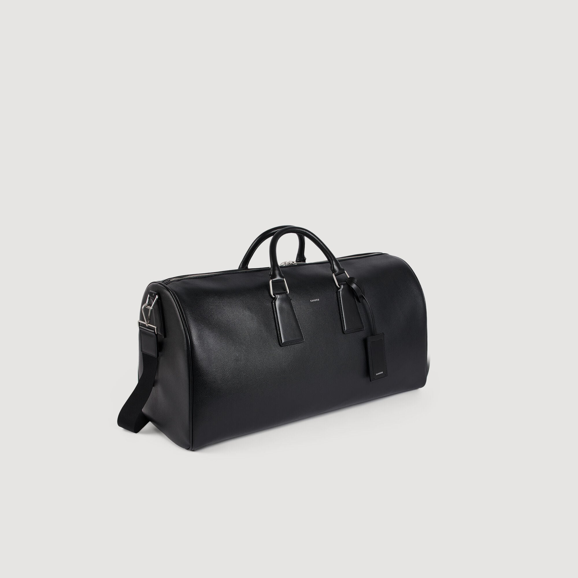 Leather weekend bag - Men | Sandro