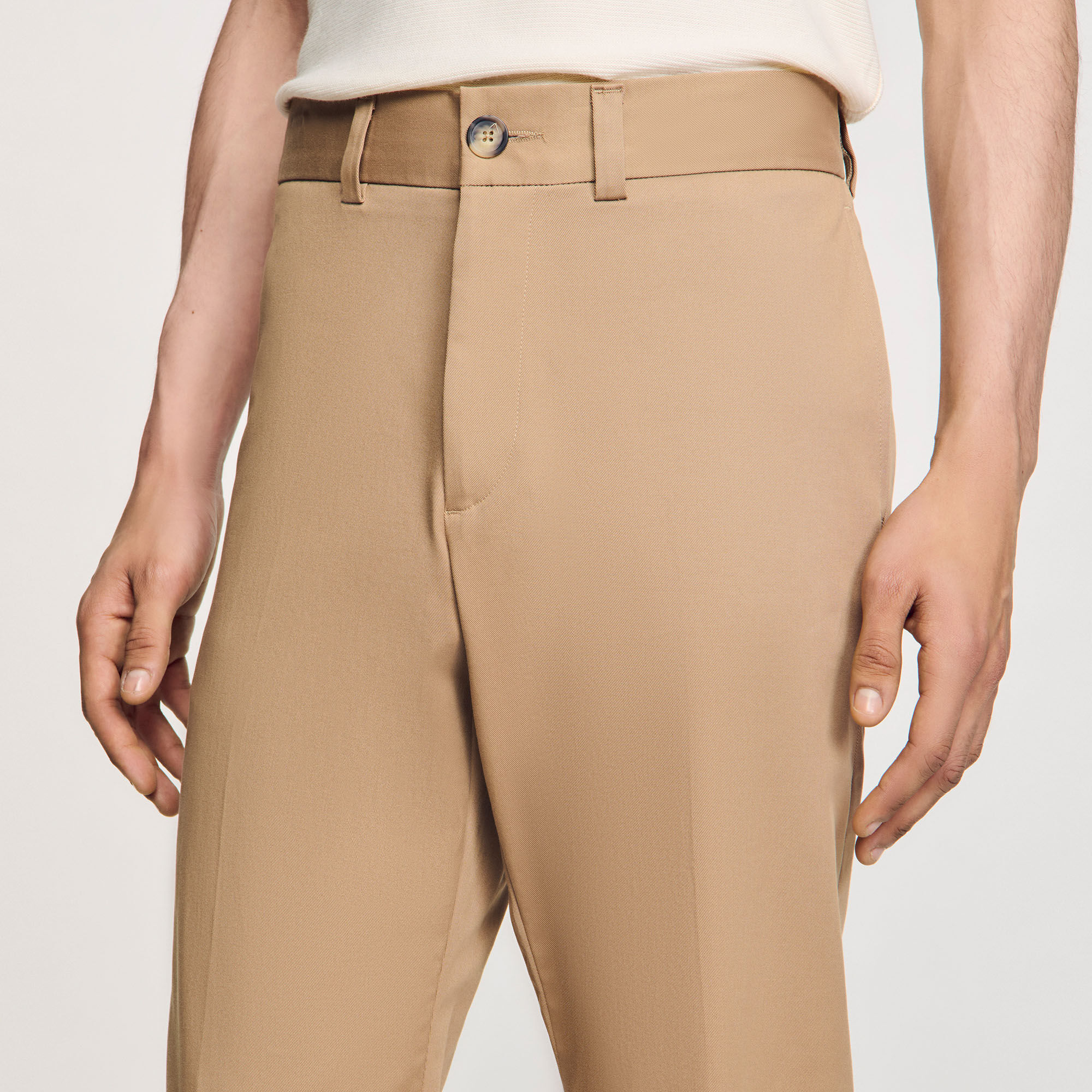 Straight-leg chinos