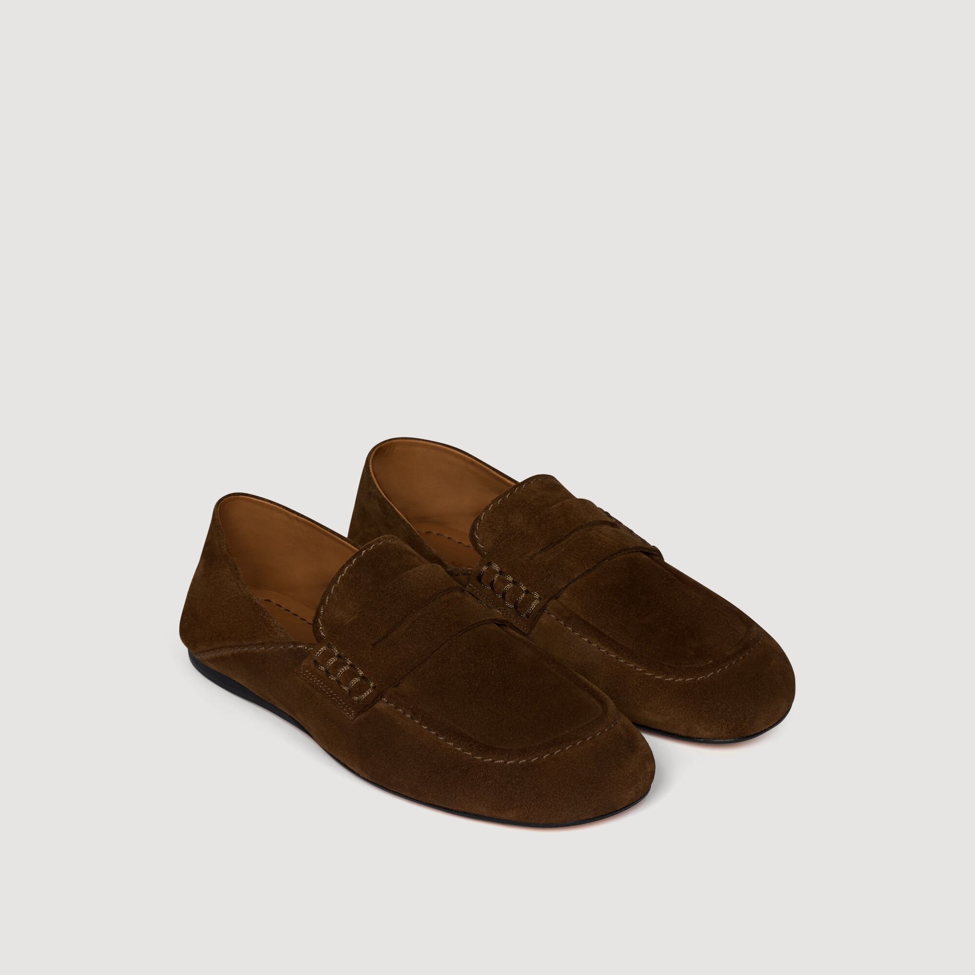 Suede loafers
