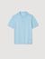 Short-sleeve knitted polo shirt