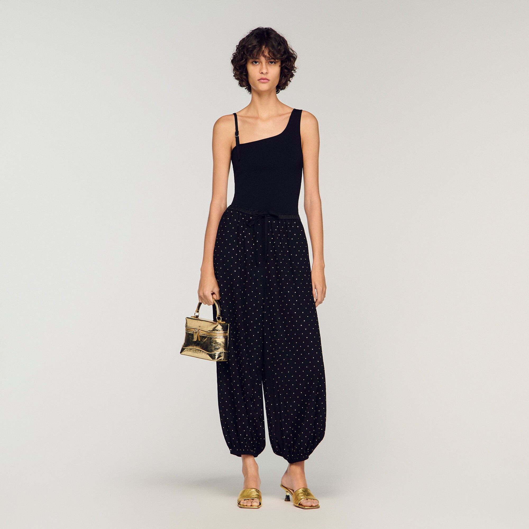 Tangolino metallic leather bag