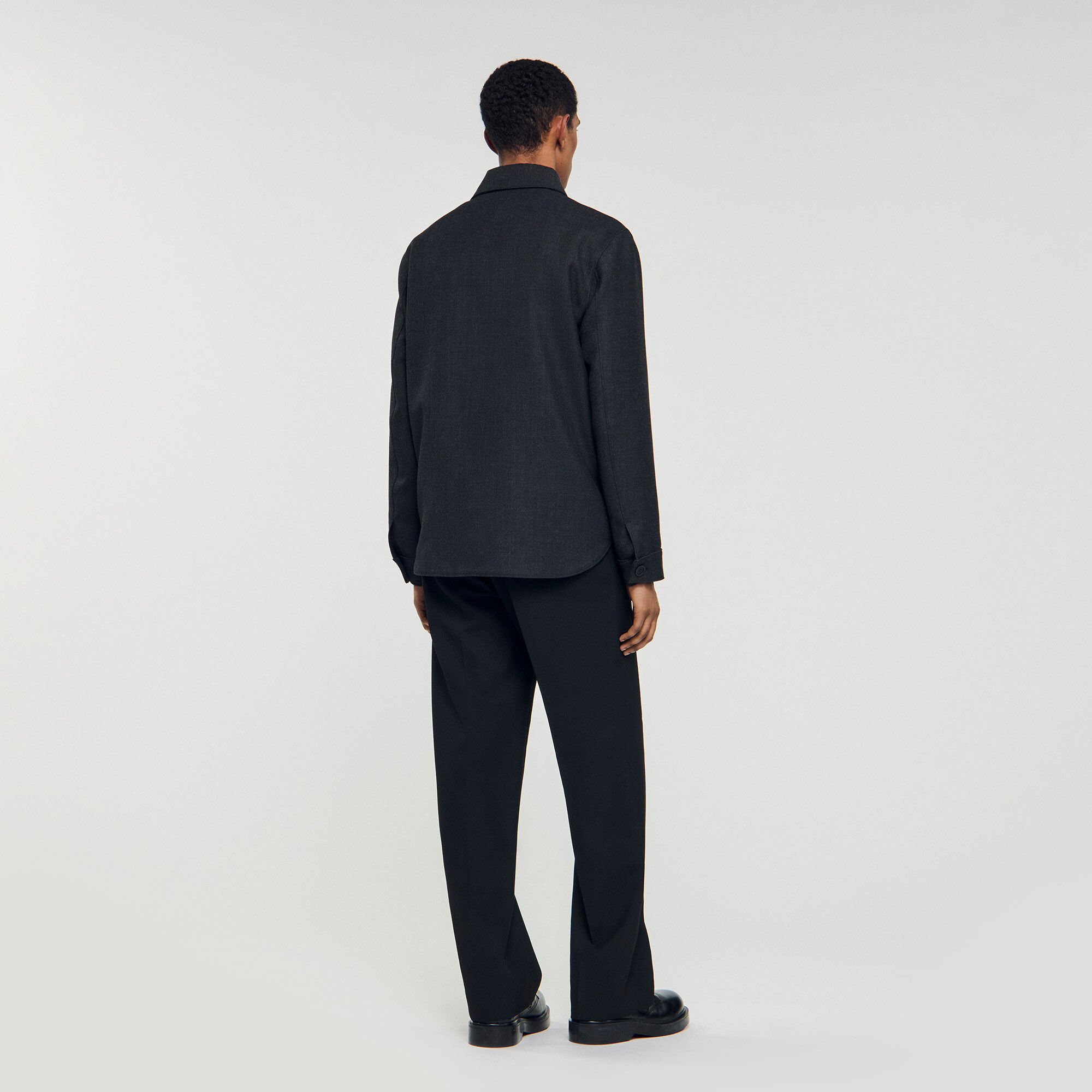 Wool overshirt