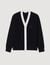 Cardigan with patches