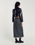 Cropped leather jacket