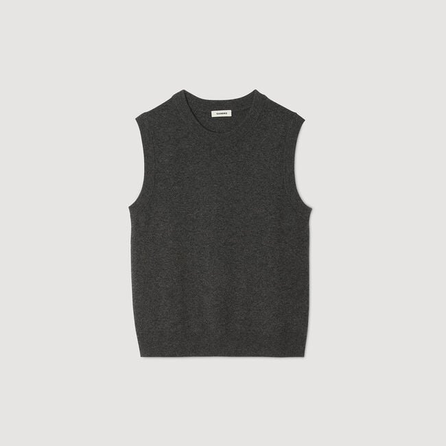 Cashmere sweater vest