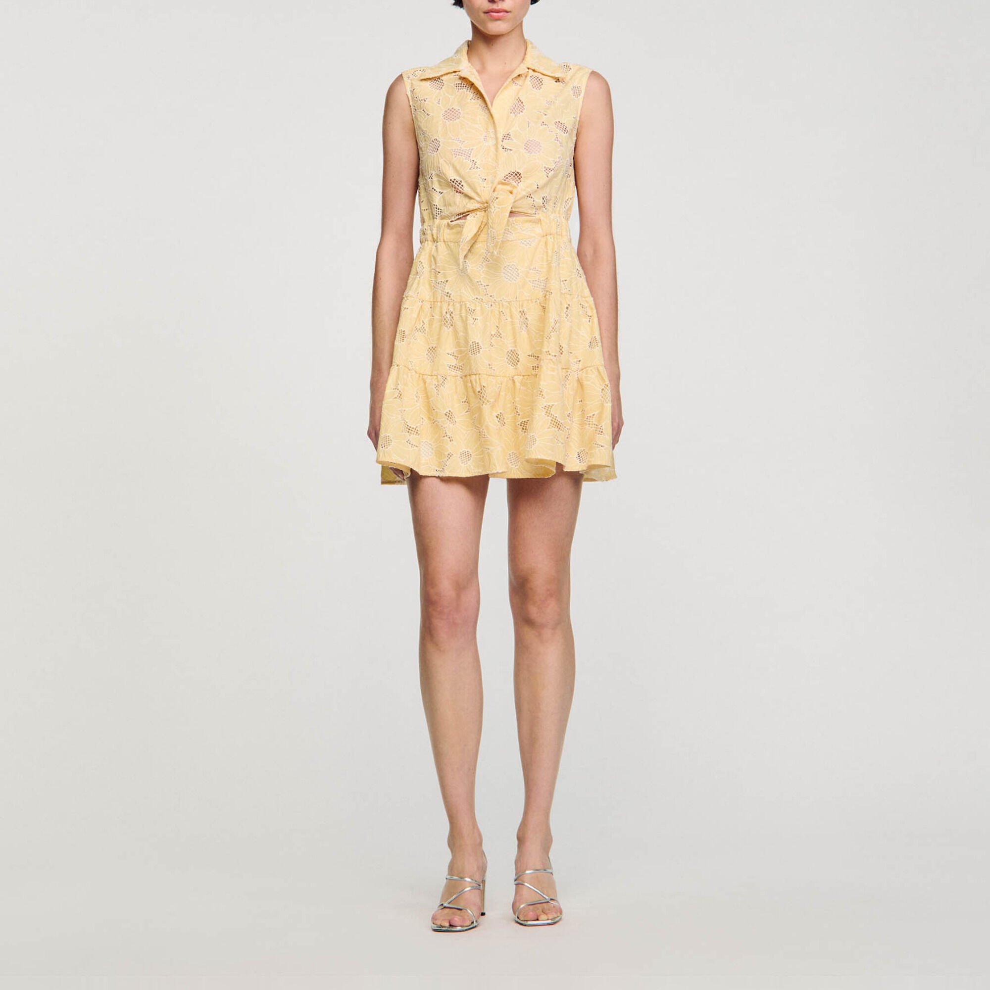 Short embroidered dress