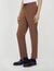 Elasticated straight-leg trousers