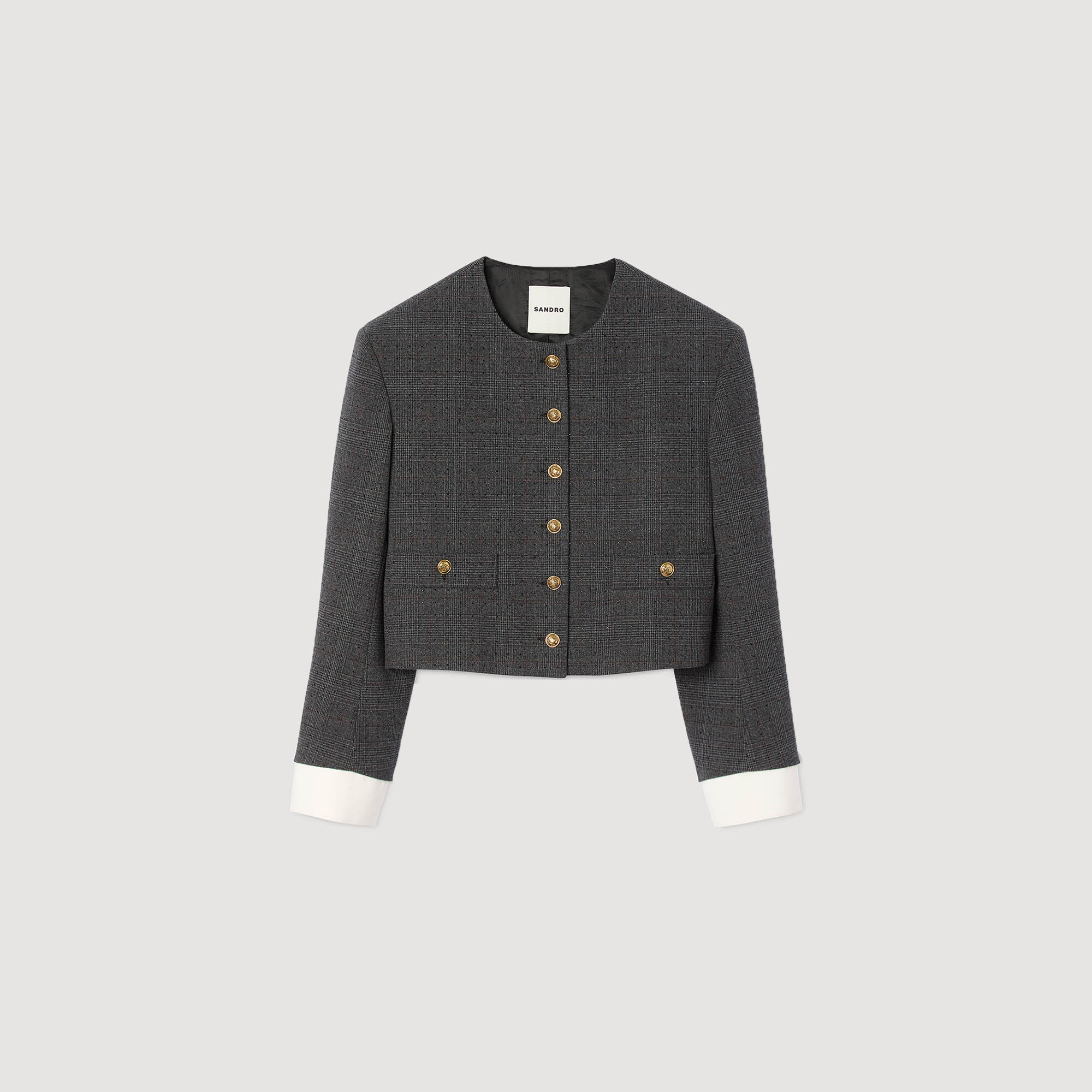 Rhinestone tailored jacket