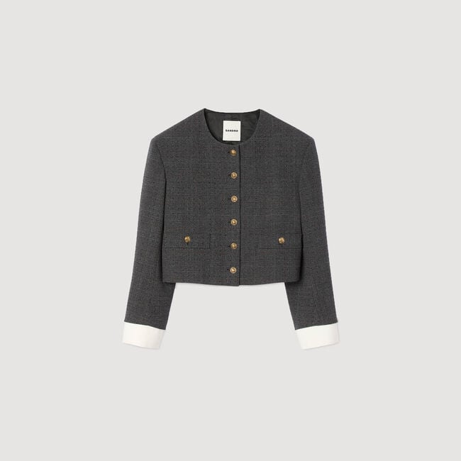 Rhinestone tailored jacket