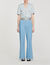 Wide-leg tweed trousers