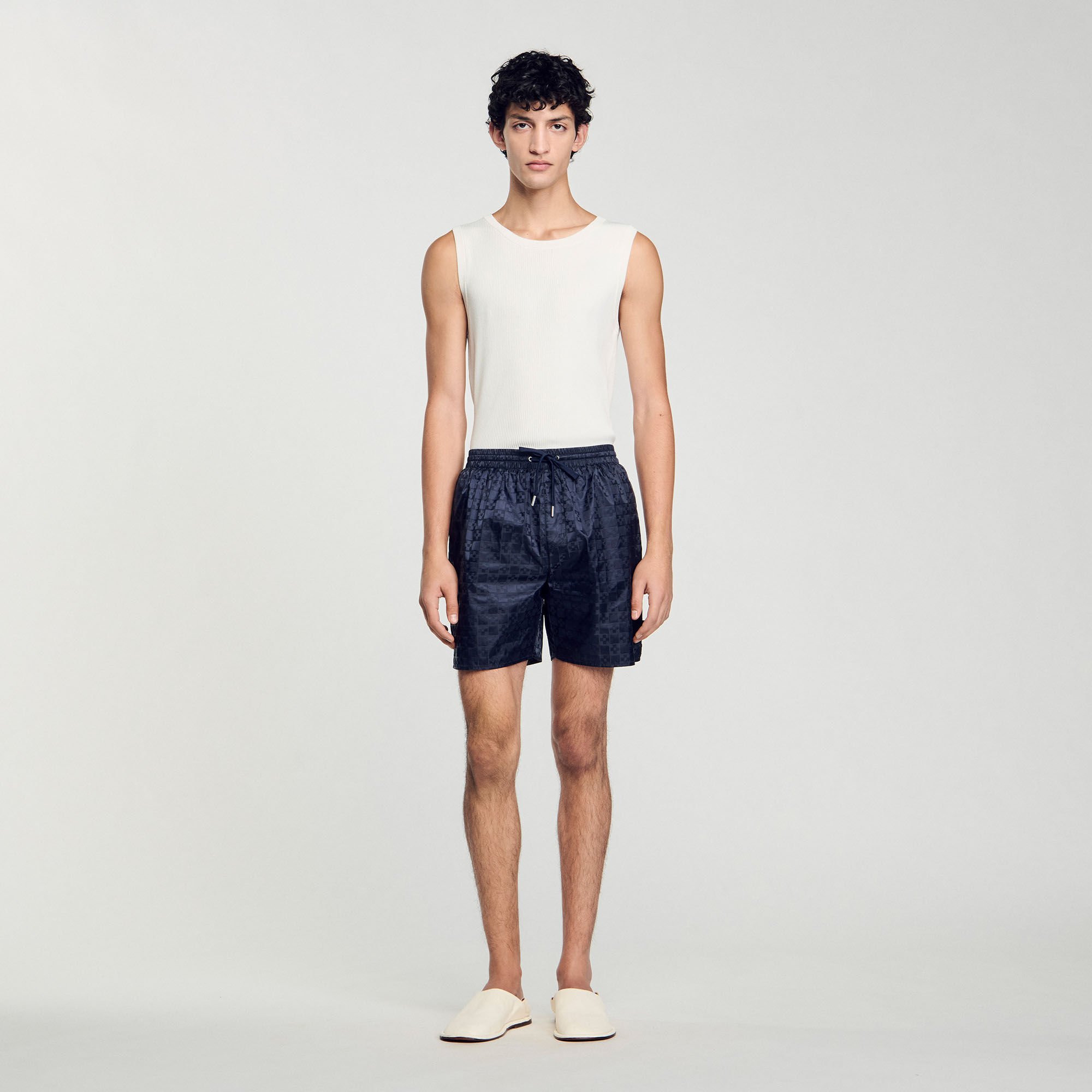 Square Cross swim shorts
