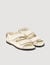 Plain leather lambskin sandals