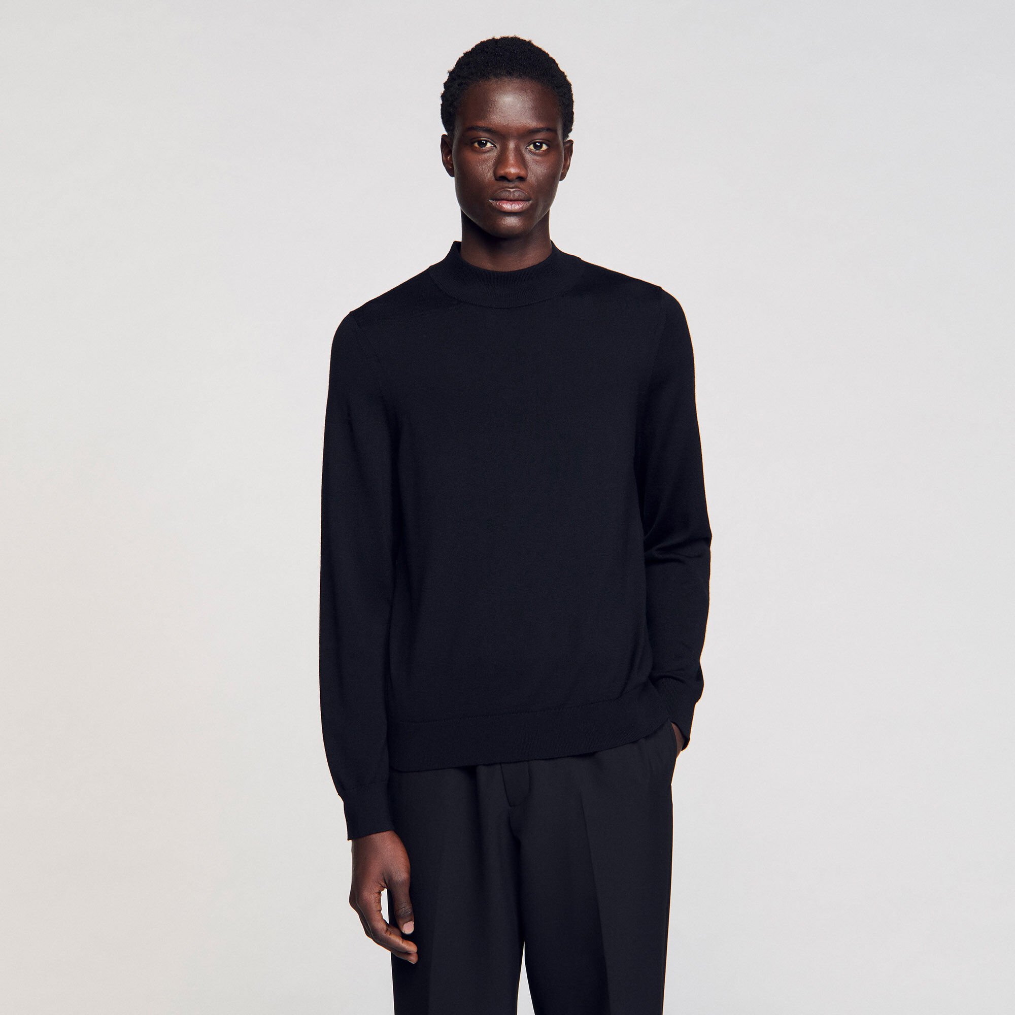 Mock neck sweater