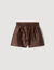 Distressed rhinestone shorts