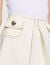 Short box-pleated skirt