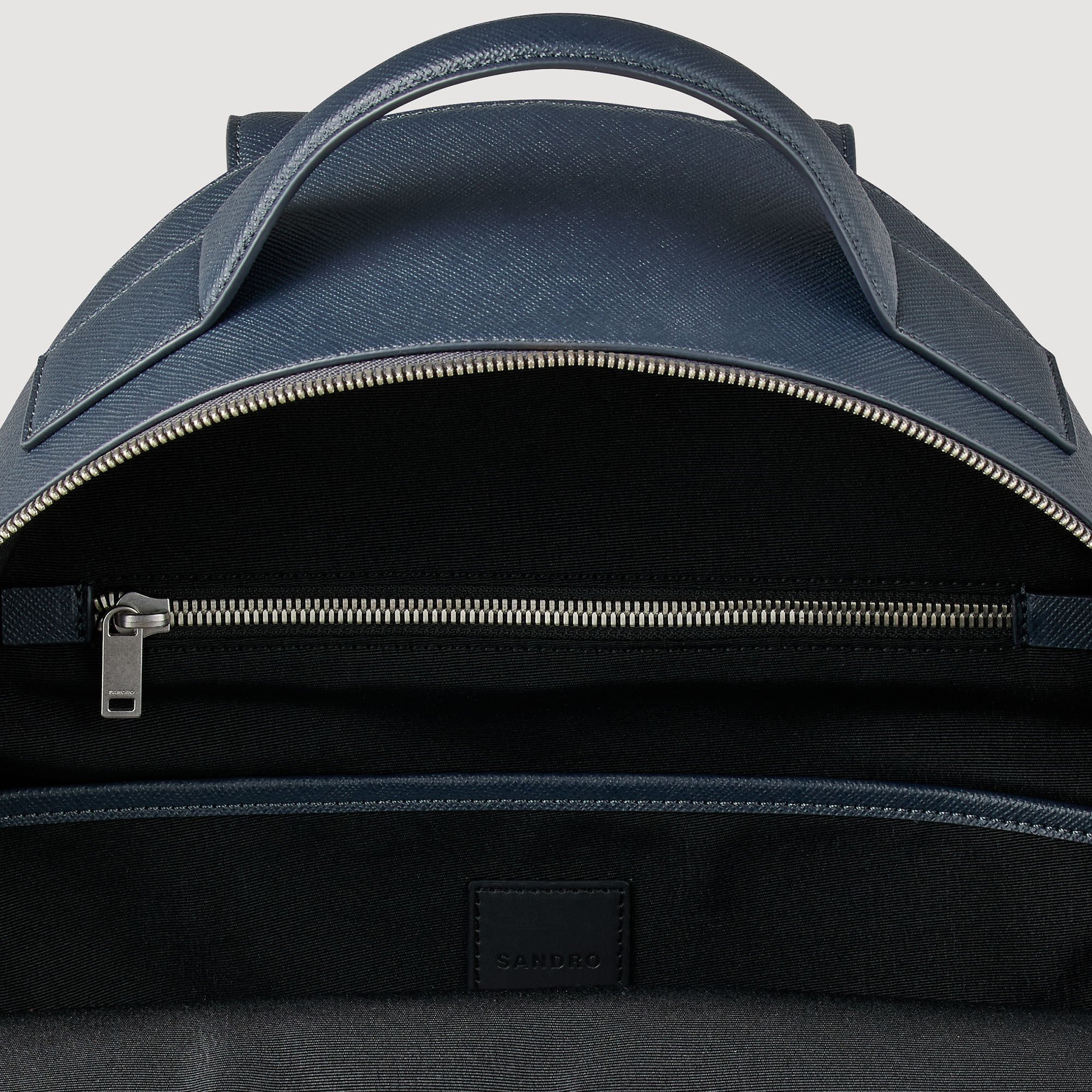 Sustainable leather backpack