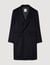 Double-breasted wool coat