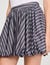 Striped rhinestone bubble skirt
