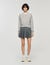 Cardigan with beaded collar