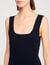 Mini knit dress with ruffles