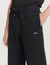 Embroidered fleece jogging bottoms