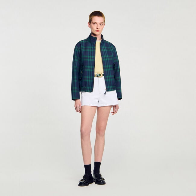 Checked jacket