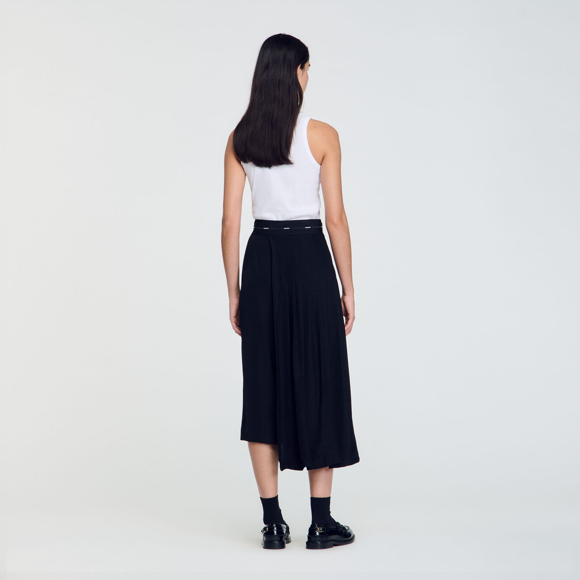 Maxi asymmetrical skirt