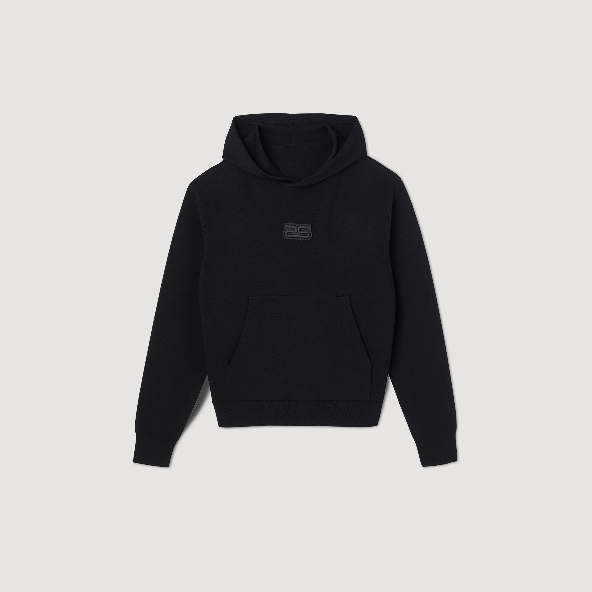 Knit hoodie
