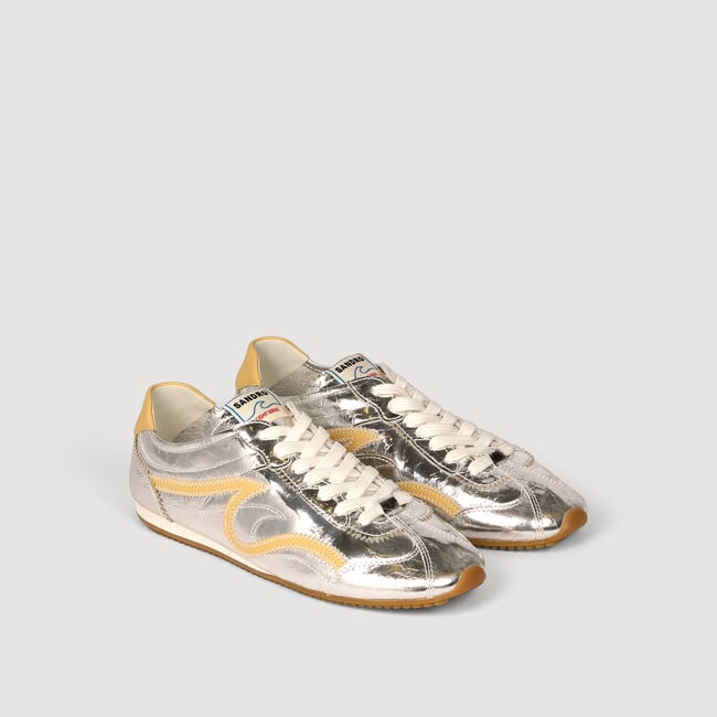 Light Wave metallic sneakers - Women | Sandro