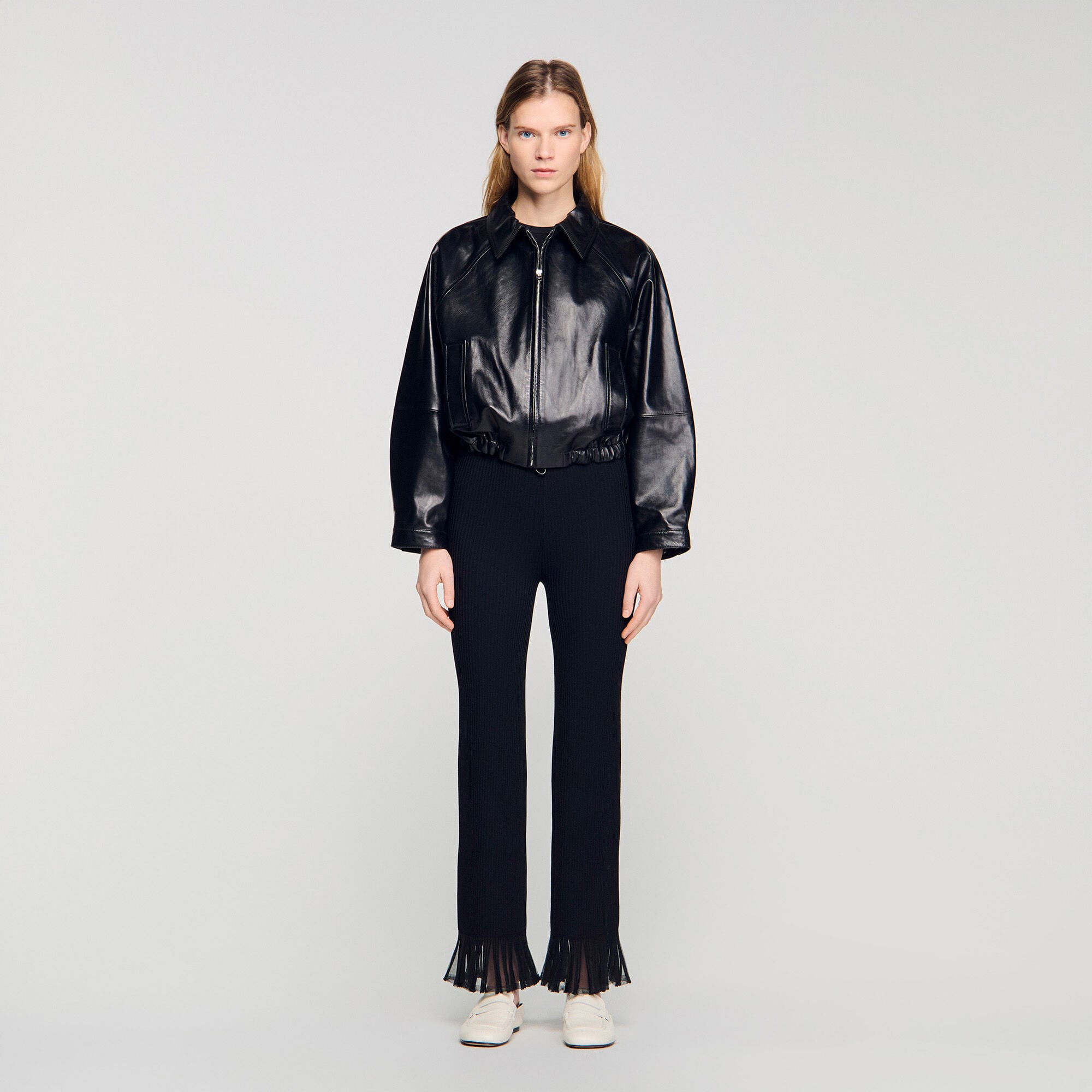 Lamb leather jacket