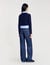 Cropped wool and cashmere sweater