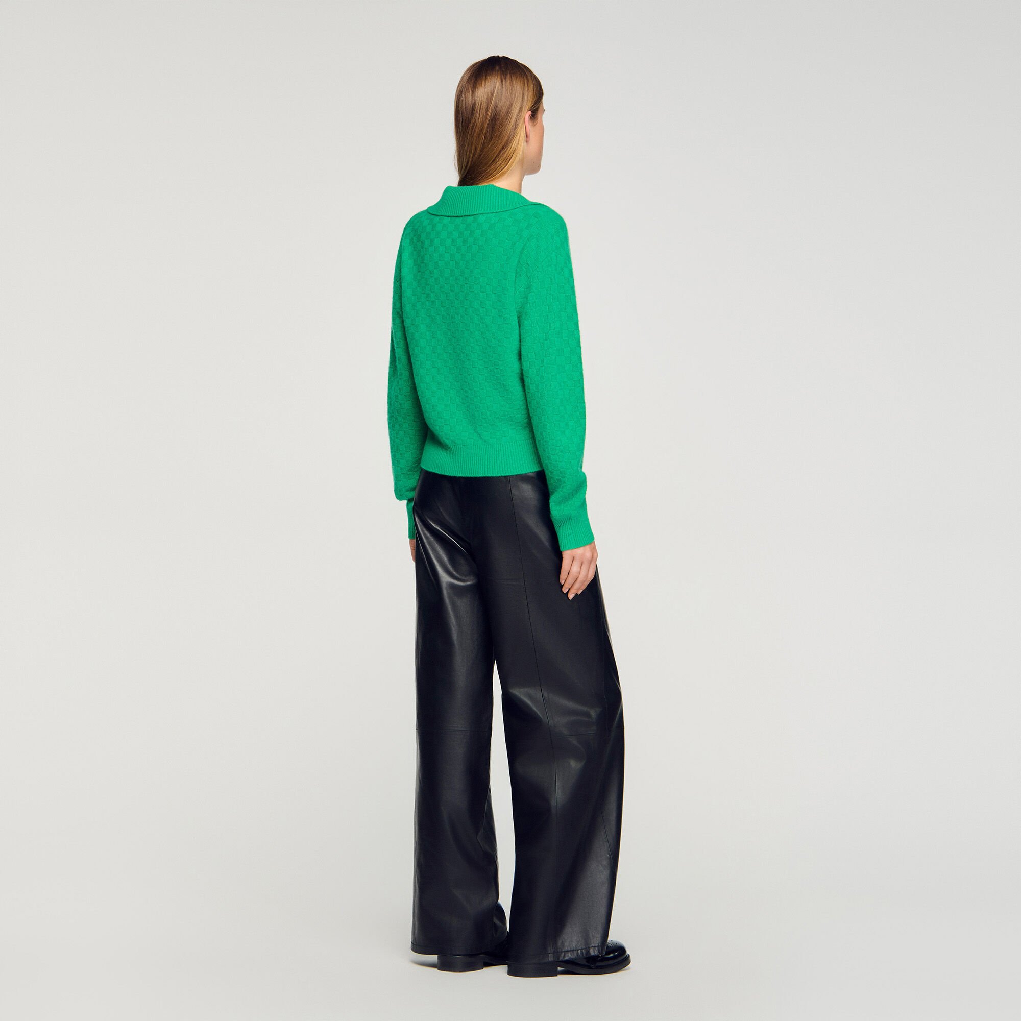 Polo-neck sweater