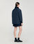 Puffer jacket with teddy collar