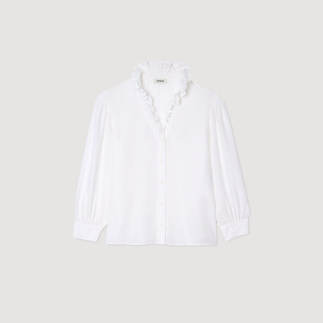 Flowy silk shirt